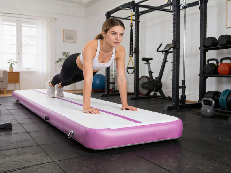 Air Track Pink & Grey – 500cm x 100cm x 10cm