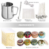 DS BS 66pcs Beeswax Candle Making Kit Pigment Set