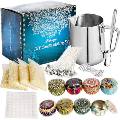 DS BS 66pcs Beeswax Candle Making Kit Pigment Set