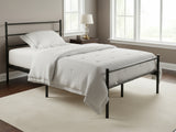 Sol Metal Bed Frame Black - King Single