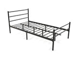 Sol Metal Bed Frame Black - King Single