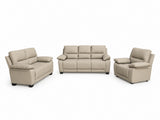 Nelda Cat Paw Leather Sofa Set - Brown