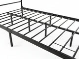 Sol Metal Bed Frame Black - King Single