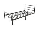 Sol Metal Bed Frame Black - King Single