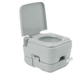 DS BD Portable Toilet Camping Potty Restroom 10L Square Light Gray