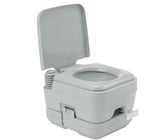 DS BD Portable Toilet Camping Potty Restroom 10L Square Light Gray