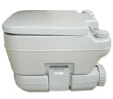 DS BD Portable Toilet Camping Potty Restroom 10L Square Light Gray