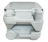 DS BD Portable Toilet Camping Potty Restroom 10L Square Light Gray