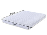 Novo Queen Bed & 15cm Bonnell Mattress Combo