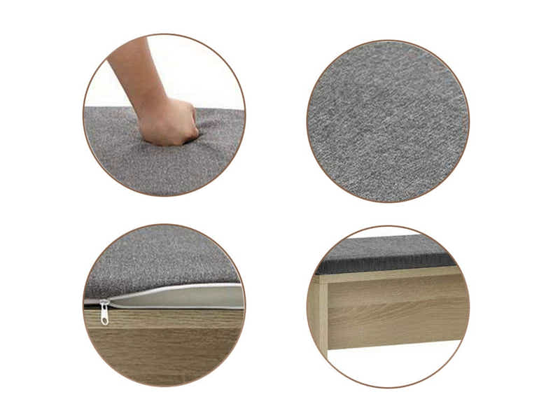 Skog Wooden Dining Table & Bench (Combo)