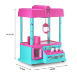 DS BD Toy Claw Machine Candy Catch Grabber Game with Lights Music 24 Coins