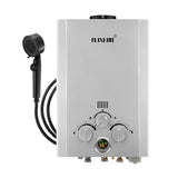 DS BD MAXKON 520L/Hr Portable Outdoor Gas LPG Instant Shower Water Heater Silver