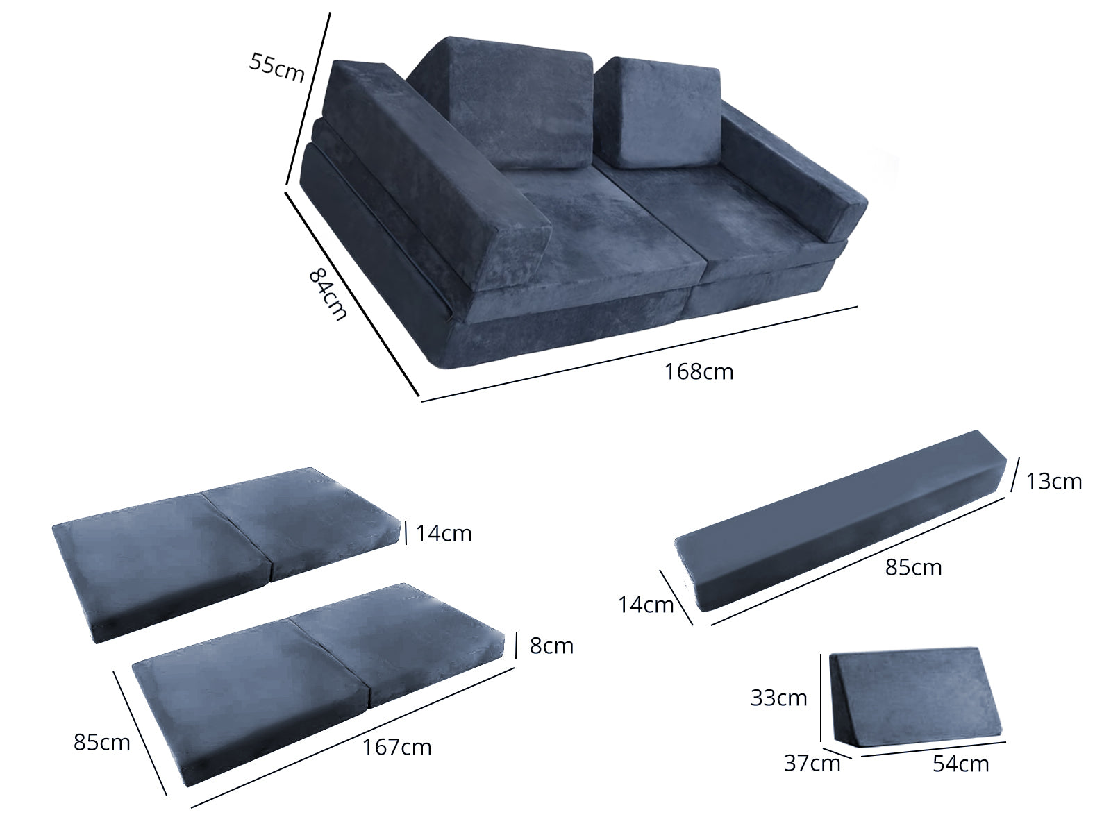 Play couch Grey