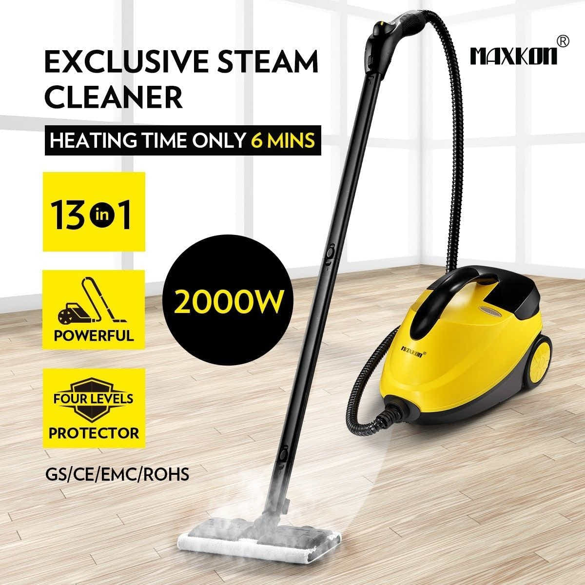 DS BD Maxkon Home High Pressure Carpet Floor Window Steam Cleaner Mop