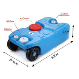 DS BD 40L Wheel Water Tank Portable Caravan Camping Motorhome Container Blue