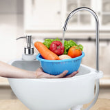 DS BD 17L Portable Camping Basin Sink Hand Wash Stand Wheel Water Tank Trip Gray