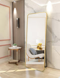 DS BS Aluminum Alloy Frame Full Size Body Mirror 165x60CM-Gold