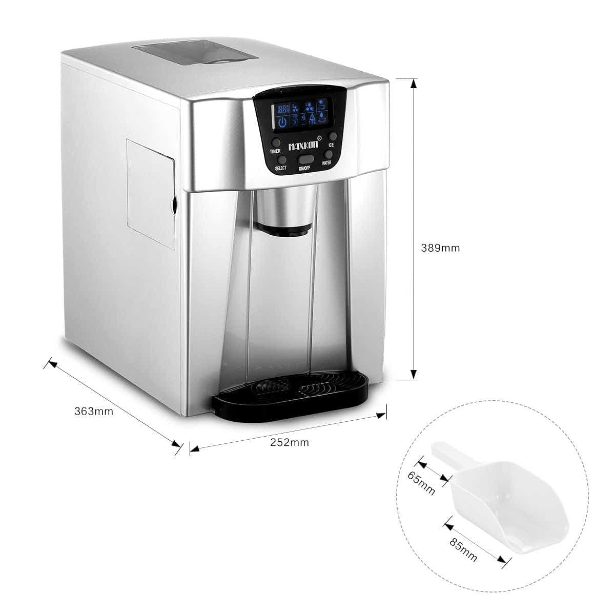 DS BD Maxkon 3L Portable Bullet Ice Maker Water Dispenser Commercial Fast