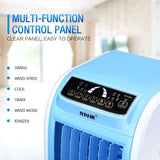 DS BD MAXKON 7L Evaporative Air Cooler Fan Button 3 Modes W/Remote Control Blue