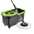 DS BD Upgraded 360 Degree Spin Mop Bucket System w/4 Heads