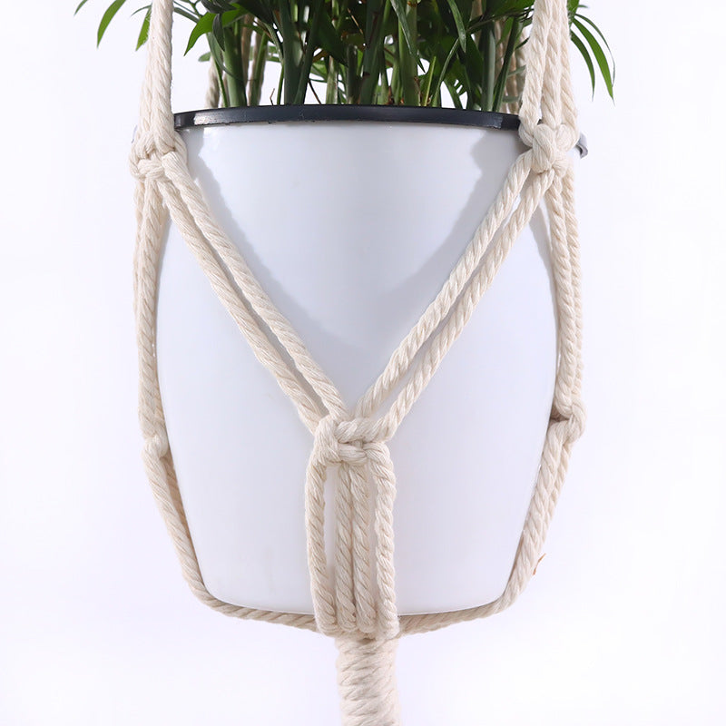 DS BS 4 Pack Simple Design Indoor Planter Hanging Rope-Type B