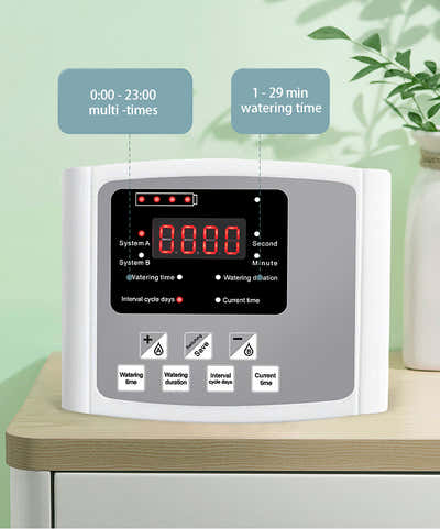 DS BS Solar Powered Automatic Digital Timer Watering System-Single Pump