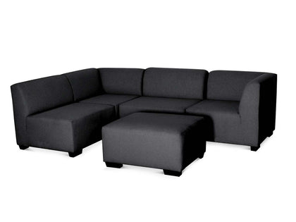 DS NZ made Andy corner sofa Vish black