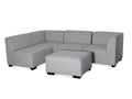 DS NZ Made Andy Corner Sofa with Ottoman - Kido Steel