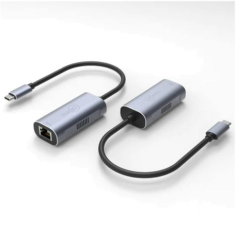 DS PB USB-C to RJ45 2.5 Gigabit Ethernet Adapter --  10/100/1000/2500 Mbps