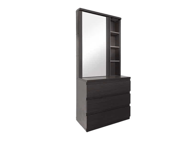 Tiko 3-Drawer Dresser - Black Oak