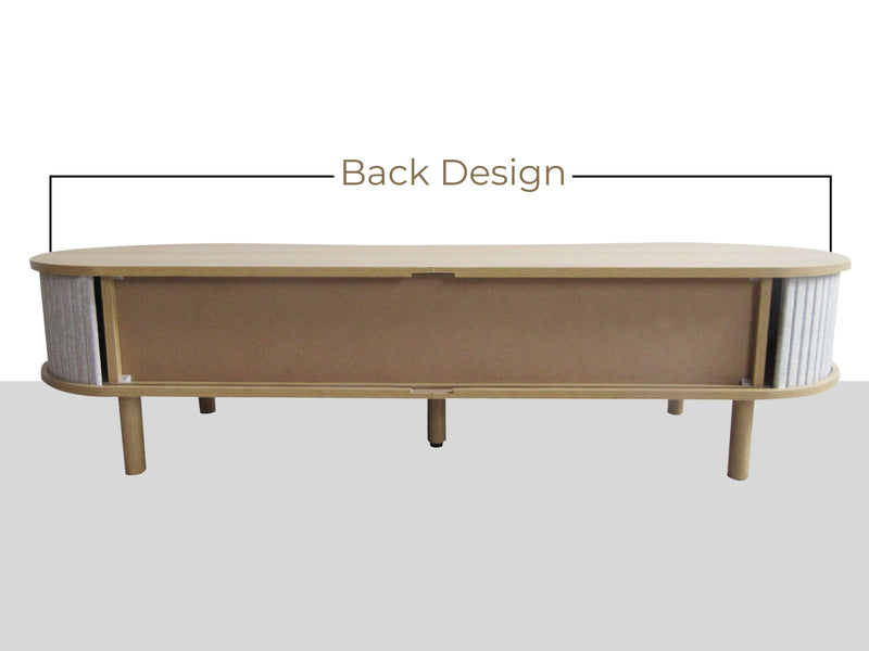 Ayla Tambour Entertainment Unit - 140 cm