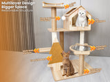 Cat Tree Wooden 1m