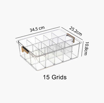 DS BS Under Shelf Drawer Pull Out Organiser-15 Grids