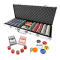 DS BD 500 Holographic Butterfly Chips Poker Card Game Play Set Casino