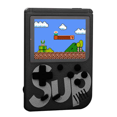 DS BS 400 In 1 Retro Classic Mini Handheld Game Console TV Output-Black