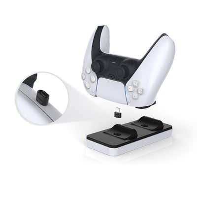 DS BS Dual Charging Station Charger Dock for Playstation 5 Controller