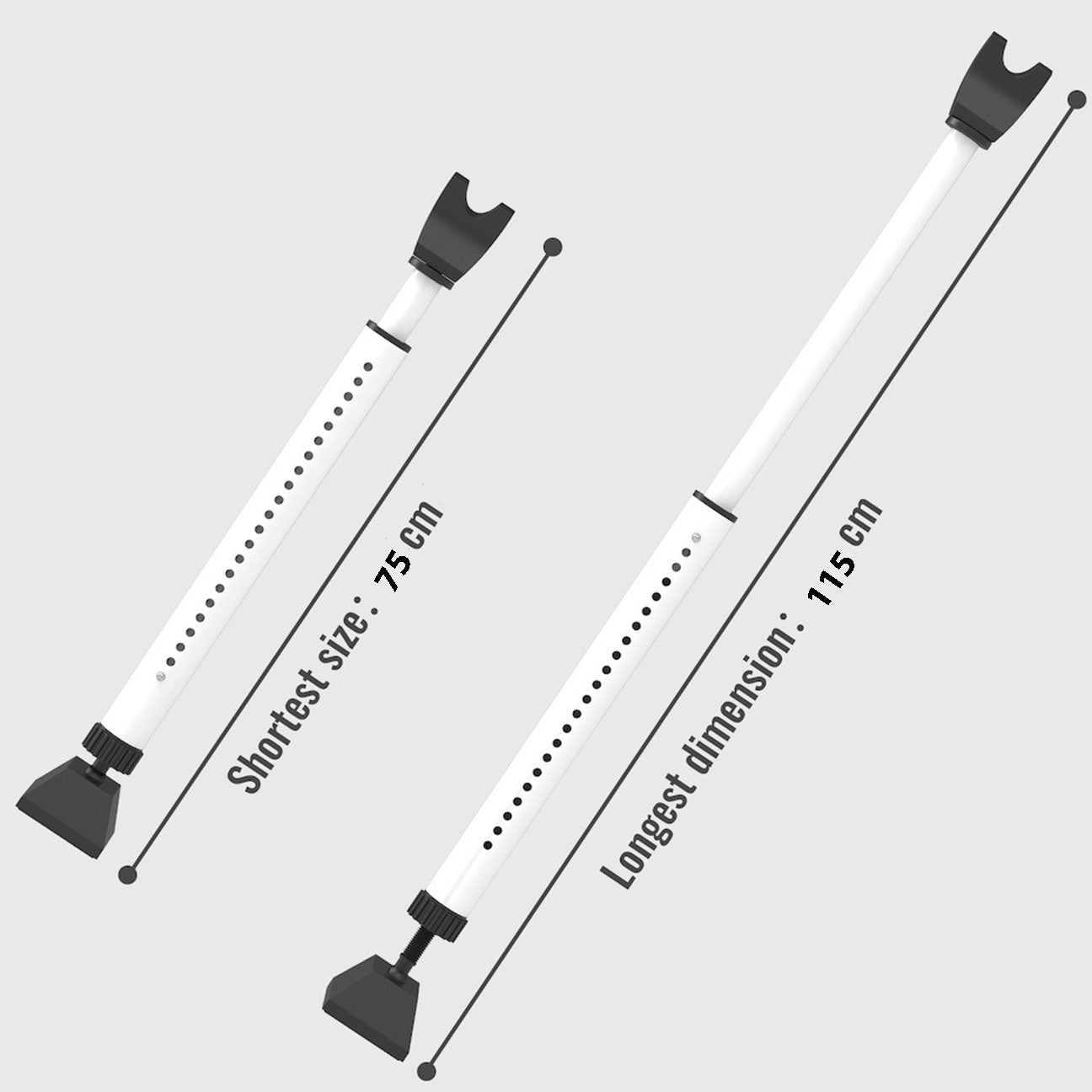 DS BS 2 in 1 Door Security Bar Sliding Door Security Bar
