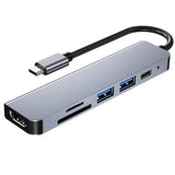 DS BS 6 in 1 USB C Laptop Docking Station with 4K HDMI