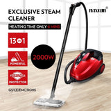 DS BD Maxkon 1.5L Steam Mop 13-in-1 High Pressure Floor Window Carpet Steamer