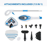 DS BD New Maxkon 13-in-1 Steam Mop 1500W Handheld Steamer Multiple Function