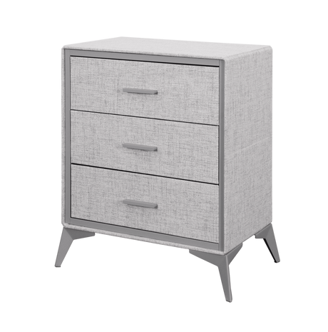 Delani 3-Drawer Chest - Grey
