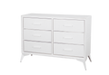 Delani 6-Drawer Lowboy - Cream