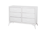 Delani 6 Drawer Chest Cream