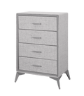 Delani 4-Drawer Tallboy - Grey