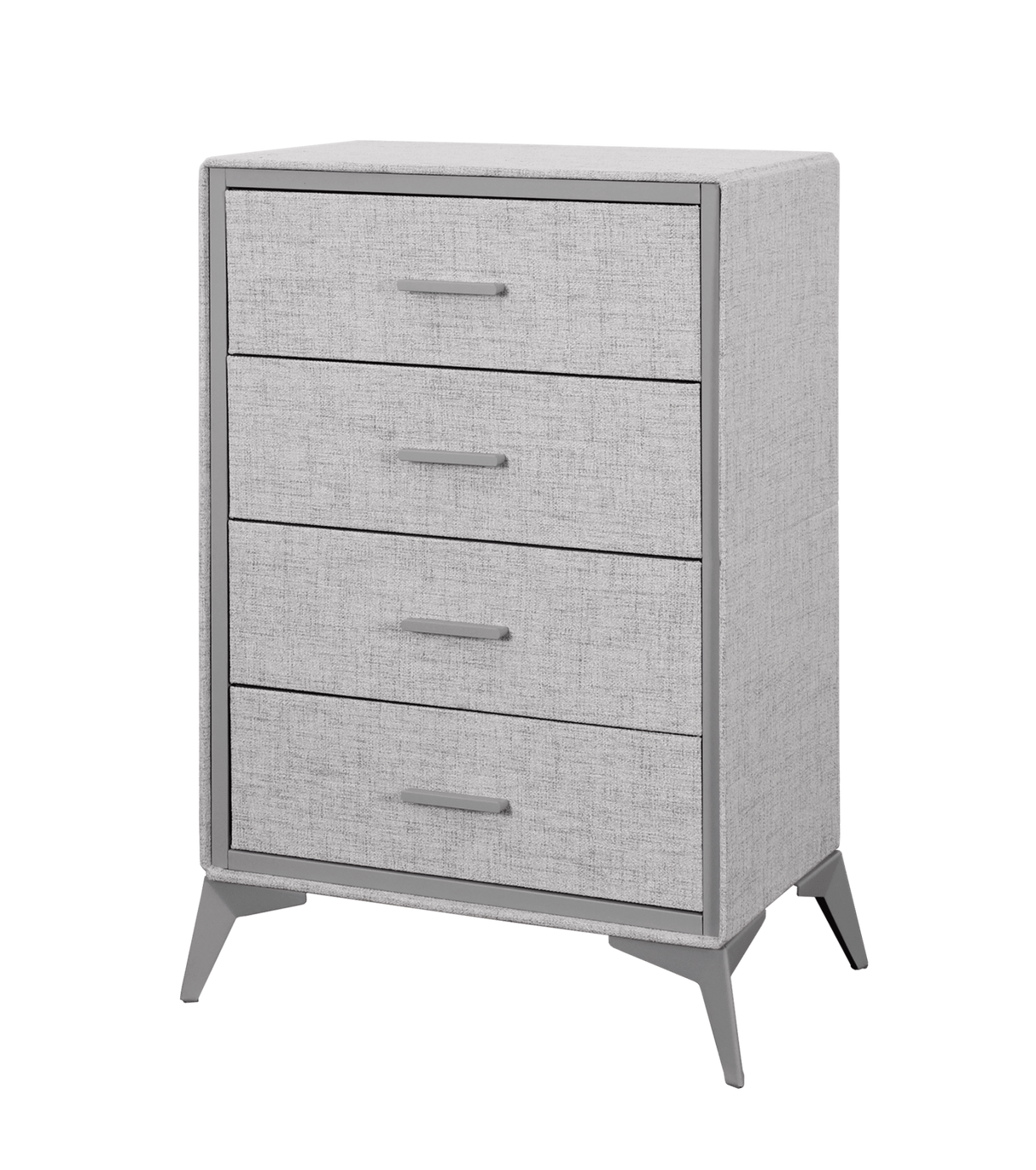 Delani 4-Drawer Tallboy - Grey