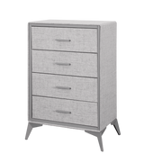 Delani 4 Drawer Chest Grey