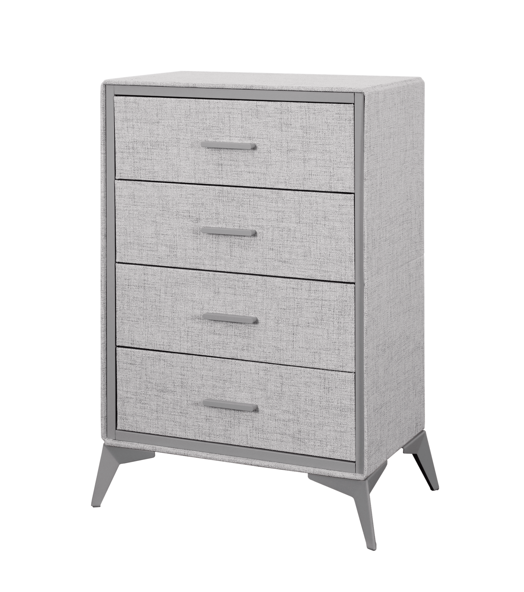 Delani 4-Drawer Tallboy - Grey