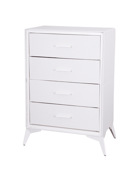 Delani 4-Drawer Tallboy - Cream