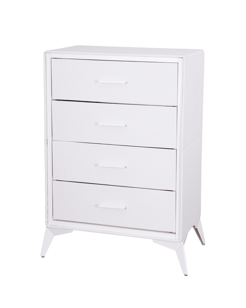 Delani 4-Drawer Tallboy - Cream