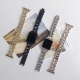 DS BS Stainless Steel  Bracelet With Apple Watch Band for 42MM 44MM 45MM-Sliver